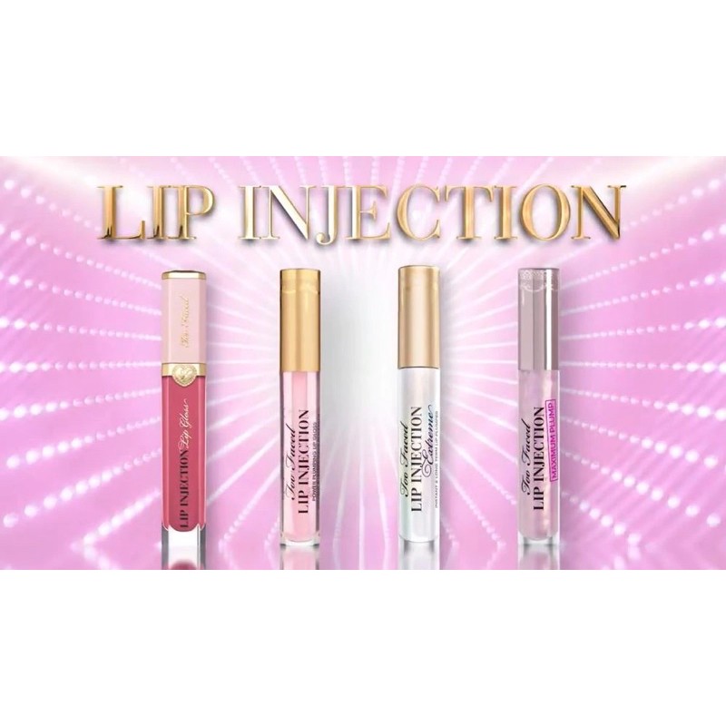 [ Cận ] Too Faced - Son Bóng Làm căng Môi Too Faced Lip Injection Extreme Instant & Long Term - Ultimate Lip Plumper 4g