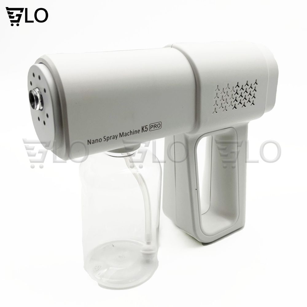 Bộ Súng Xịt Khử Khuẩn Nano K5 Pro 8 Led UV Lõi Đồng