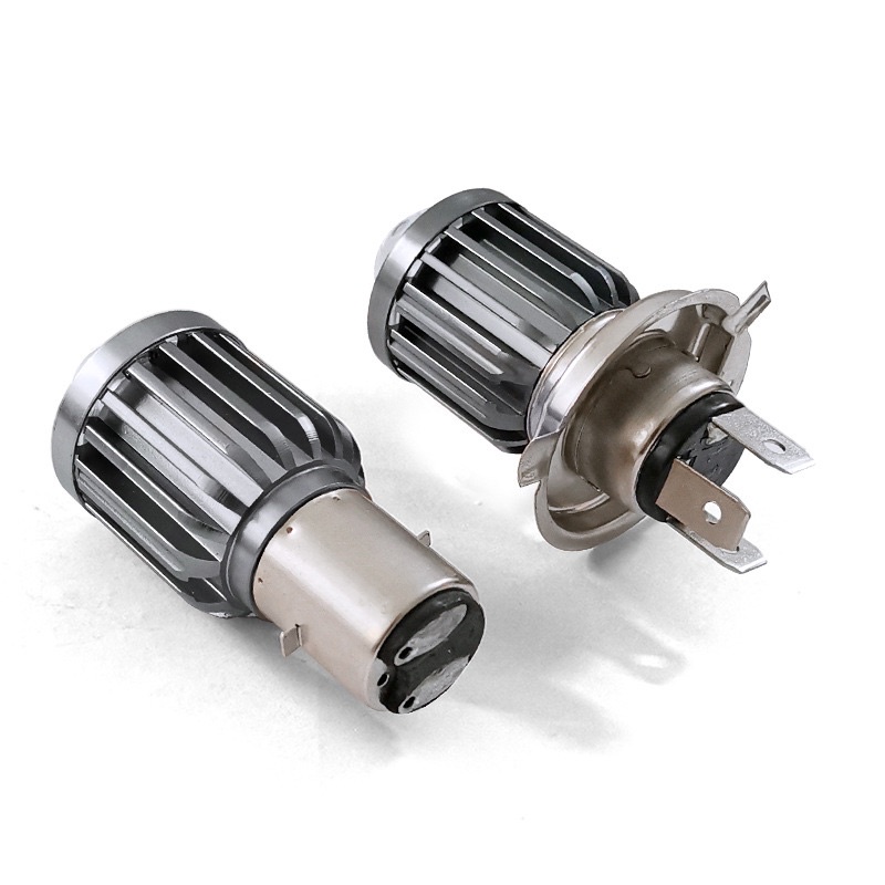 Đèn Pha Bi Cầu MiNi Lắp Vừa Cho Các Dòng Xe Chân H4(Pha Trắng Cos Vàng)