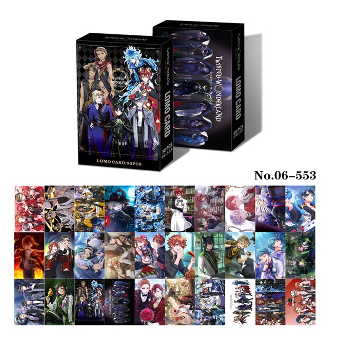 Hộp ảnh Twisted Wonderland,SLAM DUNK,Demon Slayer,My Hero Academia,Genshin,Tokyo Revengers