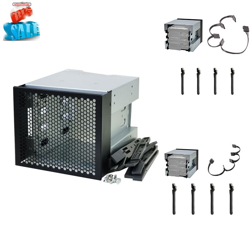 Bộ 3 Khay Gắn Ổ Cứng Sata Sang 4-bay 3.5inch Sata Sas Hdd Kèm Dây Cáp Sata 3.0