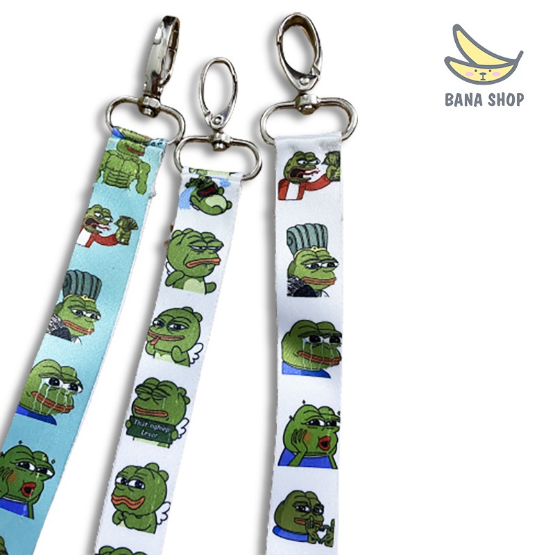 Dây đeo thẻ dài ếch xanh Pepe siêu bựa dành cho vozer