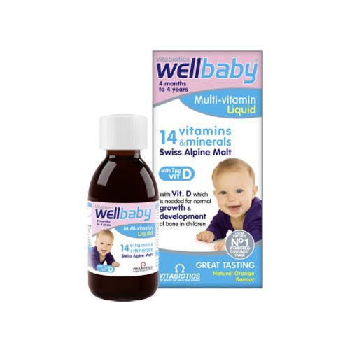 WellBaby Liquid 150ml, bổ sung Vitamin tổng hợp cho bé