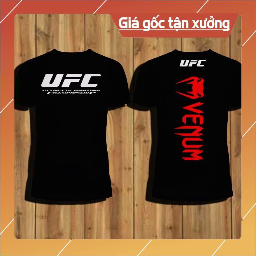 Áo thun in hình UFC VENUM màu đen đẹp giá rẻ