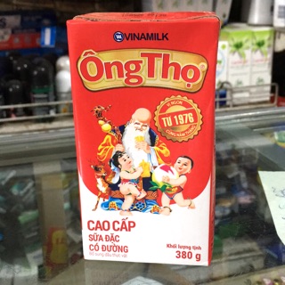 Sữa Đặc Có Đường Ông Thọ Đỏ Hộp Giấy 380g