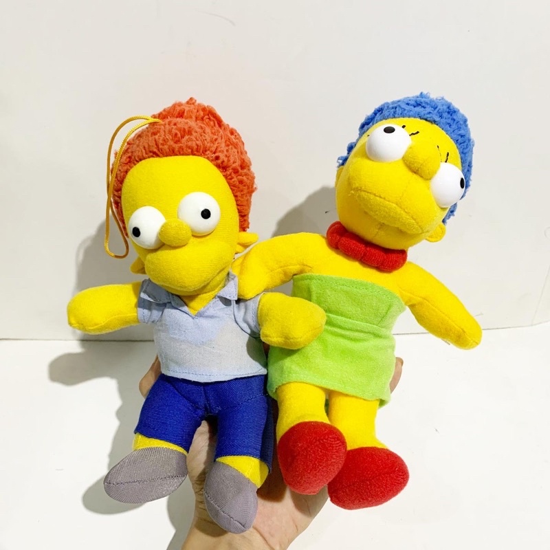 Cặp gấu bông the simpsons - thú nhồi bông đồ chơi dễ thương phong cách Âu Mỹ
