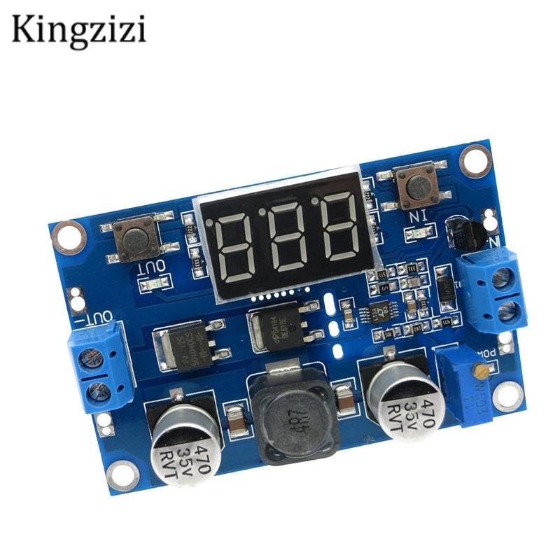 Mô Đun Tăng Áp 100w Dc Dc-Dc 3~35v Sang 3.5~35v Ltc1871 + Vôn Kế