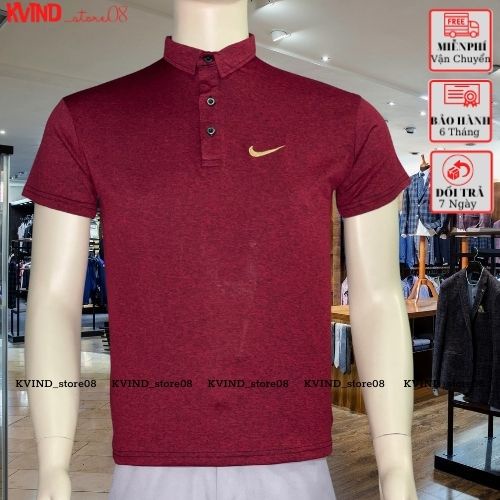 Áo thun nam cổ trụ tay ngắn chất mè thái thoáng mát thời trang hè hot trend KVIND_Store08