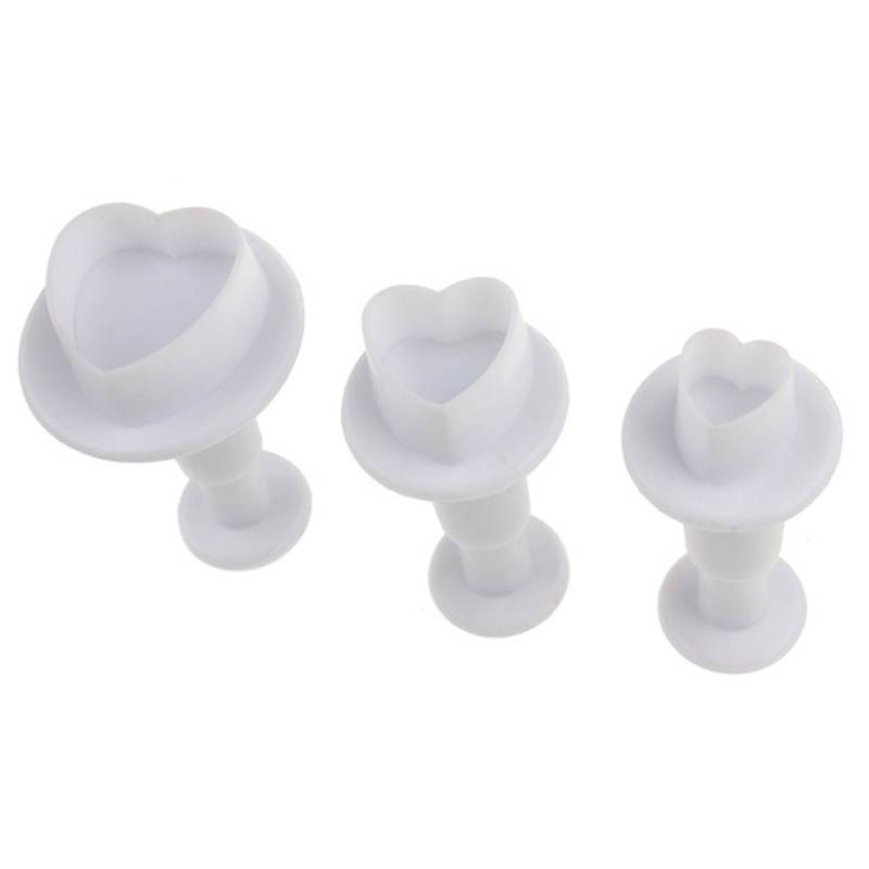 Khuôn Nhấn Bánh Hình Trái Tim Trang Trí