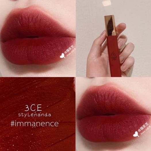 Son 3Ce cloud lip tint kem lì mịn nhẹ như mây 4g có ảnh thật shop chụp