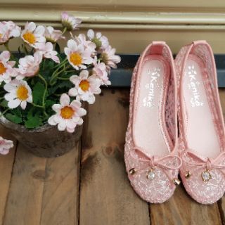 Giày búp bê lưới bé gái