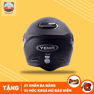 Nón bảo hiểm Fullface Yema Đen nhám