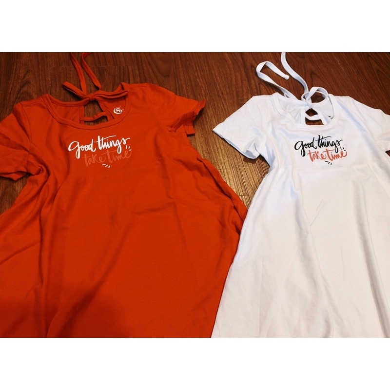 Váy cotton Genkids 2 màu cho bé gái