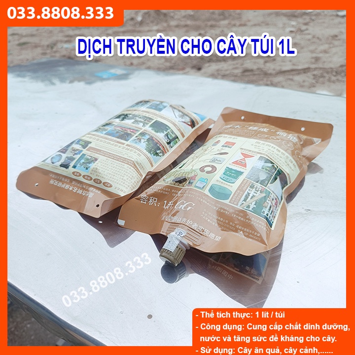 DỊCH TRUYỀN NÂU DÙNG CHO CÂY TÚI1LIT - HỖ TRỢ CÂY PHỤC HỒI NHANH