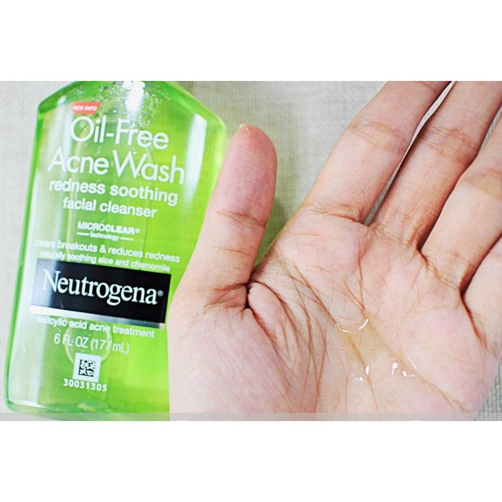 Sữa rửa mặt Neutrogena Oil-Free Acne Wash 177ml