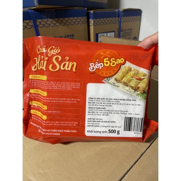 Chả giò hải sản/thịt heo gói 400-450g