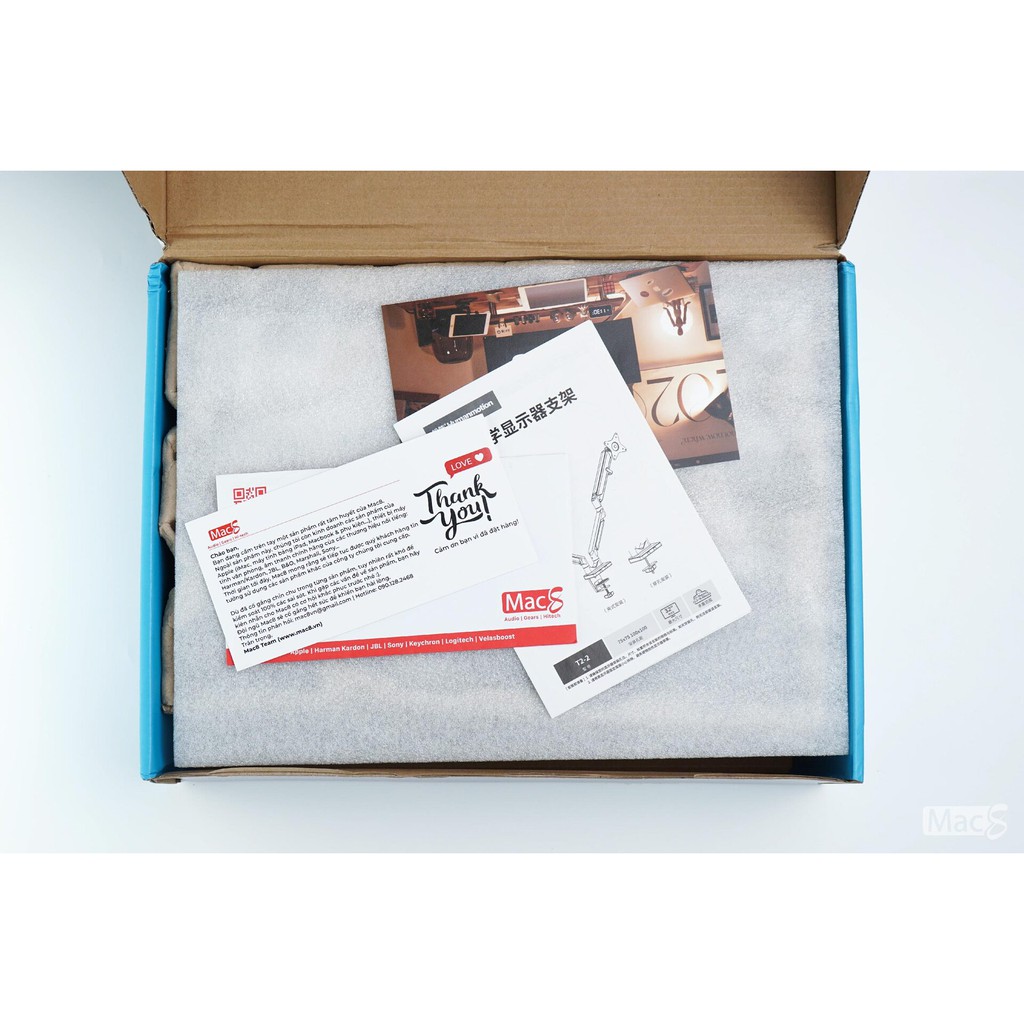 [Mã 1511ELSALE hoàn 7% đơn 300K] Giá đỡ Human Motion T2-2 (đỡ 2 màn hình) | BigBuy360 - bigbuy360.vn