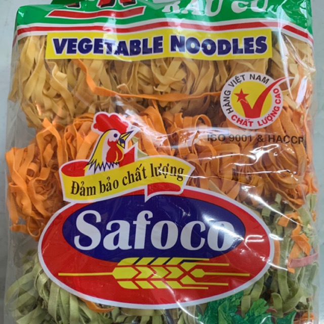Mì rau củ quả Safoco 500gr
