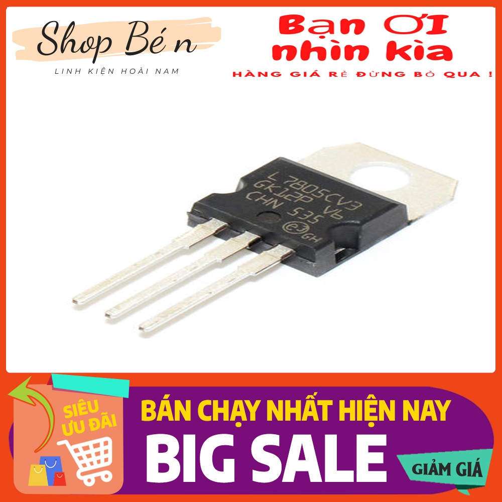 IC Nguồn 7805 5v 1.5A TO220