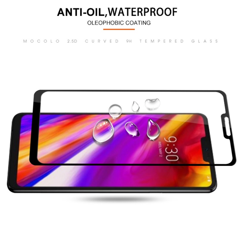 Kính cường lực chống bám vân tay cho điện thoại Lg G7