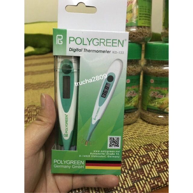 Nhiệt kế điện tử đầu mềm Polygreen KD-133