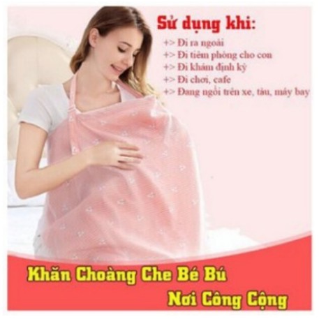 Khăn choàng cho bé bú nơi công cộng, Áo choàng đi đường đa năng cho mẹ và bé