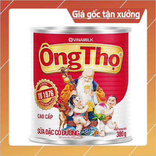 [ICLN9 giảm 5K cho đơn hàng 50k]  combo 2 hộp Sữa đặc có đường Ông Thọ vinamilk Lon Đỏ 380g