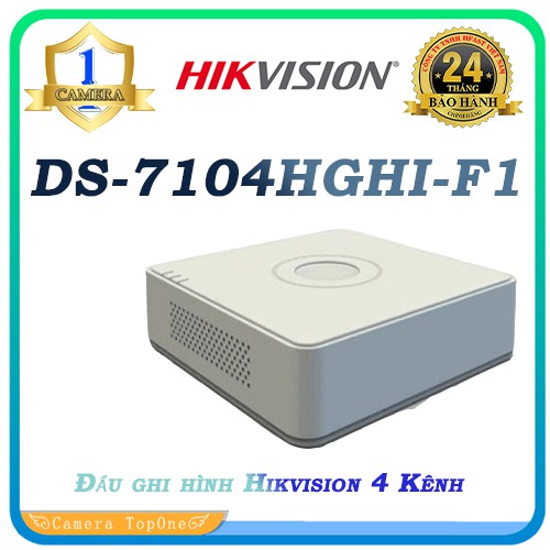 Đầu ghi hình Hikvision 4 Kênh DS-7104HGHI-F1