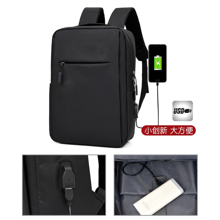 Balo laptop, Balo công sở văn phòng tặng kèm dây sạc USB tiện lợi BL03
