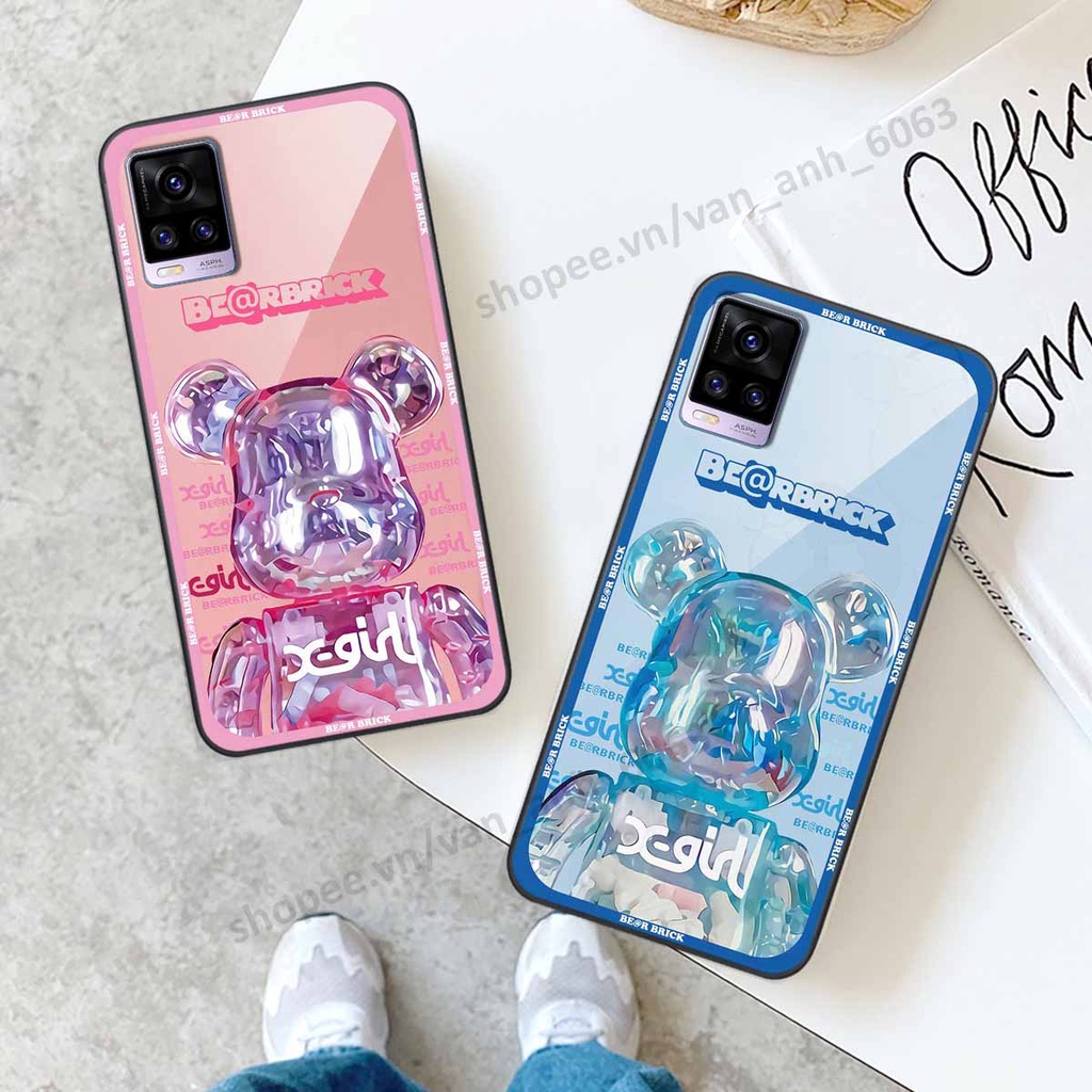 Ốp Vivo V20 be@r brick mars thời trang, ốp lưng điện thoại viền dẻo siêu chất