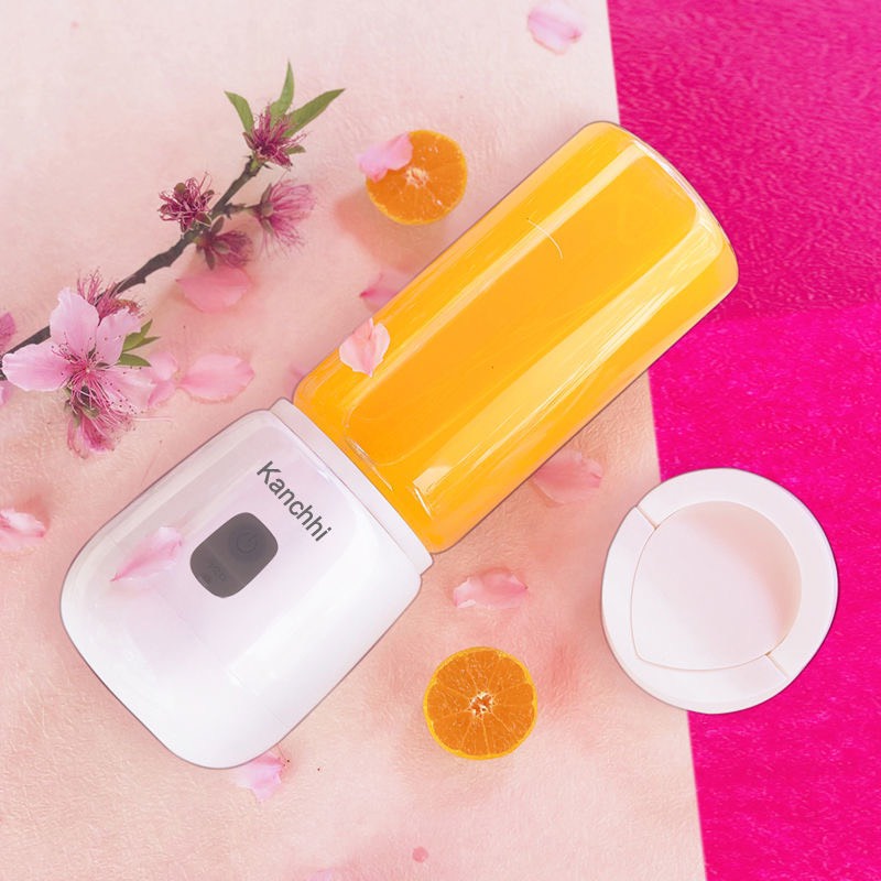 Máy xay sinh tố mini cầm tay Kanchhi Đa Năng sạc Tích Điện usb - cối xay sinh tố 6 Lưỡi Xay inox 304 cao cấp VT790