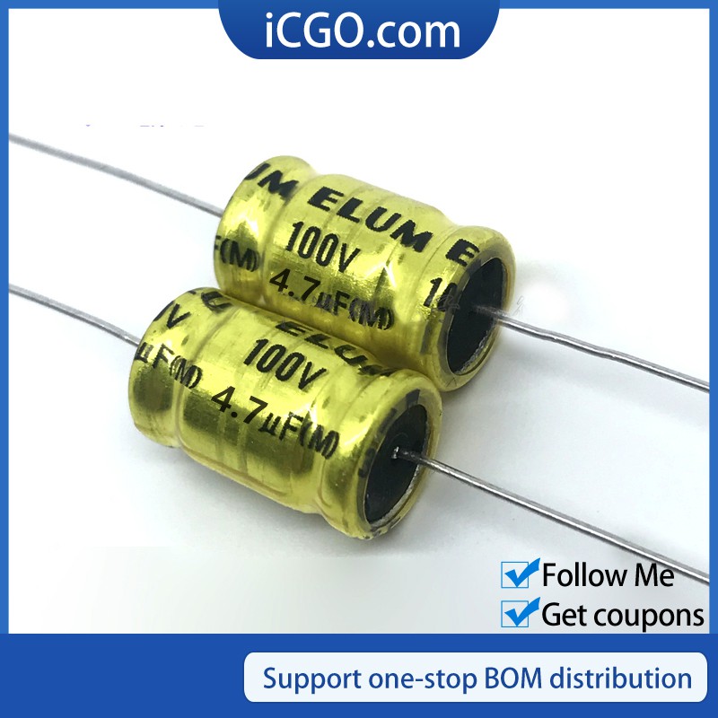 5 Chiếc Tụ Điện Không Cực 22UF 33UF 47UF 100UF 100V Bộ Điều Khiển Loa tweeter