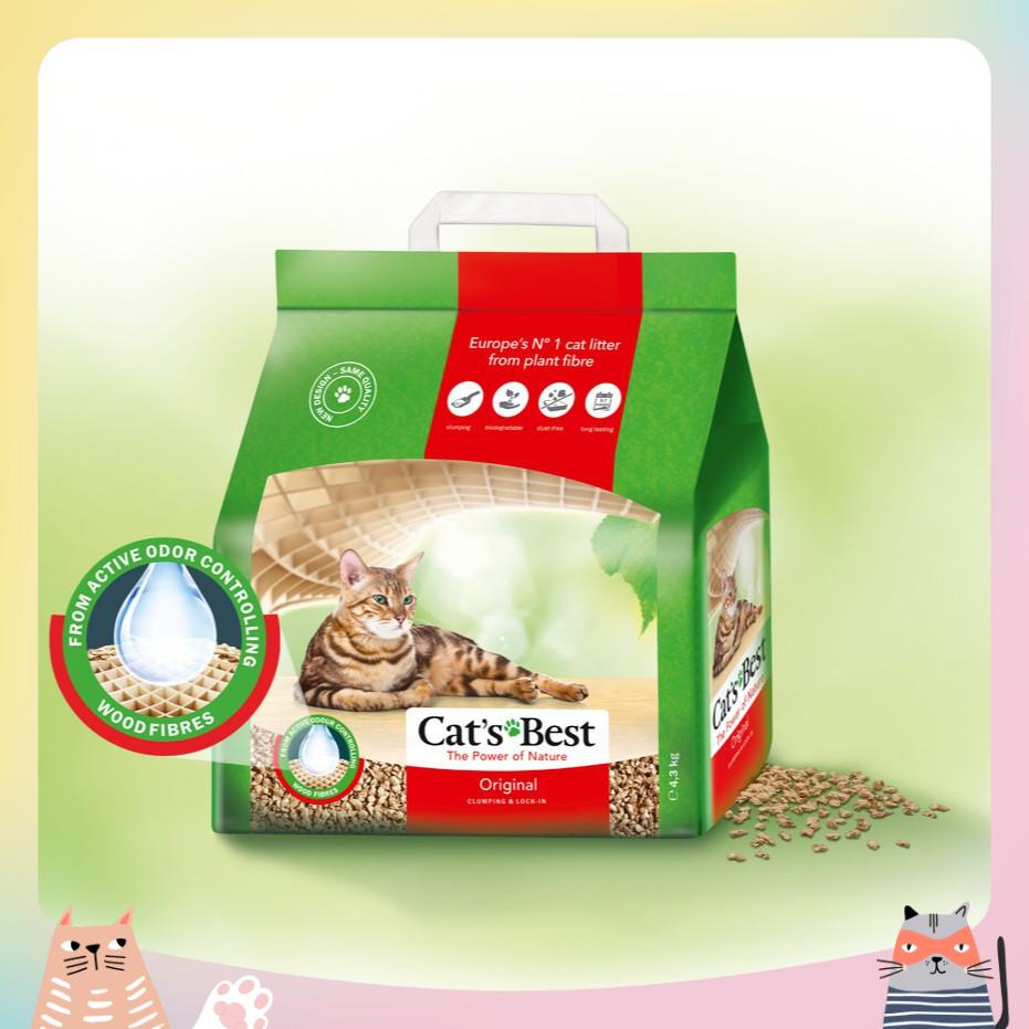 Cát gỗ hữu cơ CAT'S BEST 10L