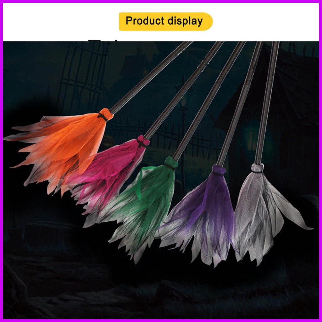 Chổi Phù Thủy Hóa Trang Halloween Dành Cho Trẻ Em
