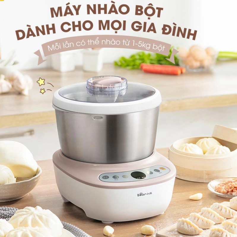 Máy trộn bột nhào bột Bear HMJ-A50B1 Chính hãng