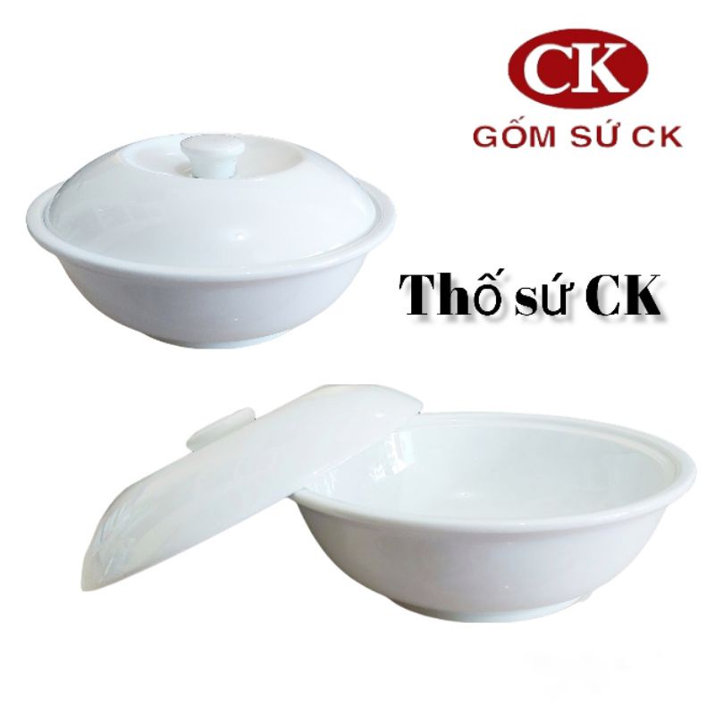 Thố sứ đựng cơm, soup gốm sứ CK Việt Nam