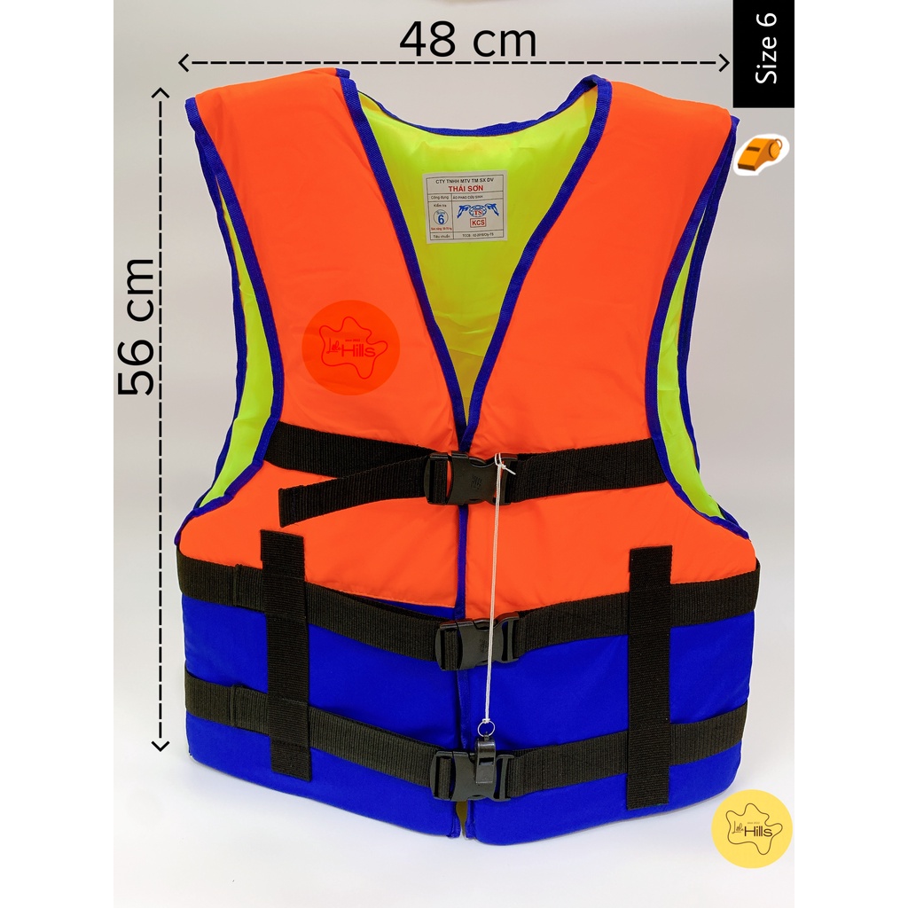 Màu ngẫu nhiên - Áo phao cứu hộ siêu nhẹ mẫu đặc biệt màu đẹp ngẫu nhiên - Size chuẩn - Little Hills