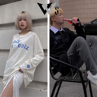 Áo sweater sadboiz signature tay dài ,tee local brand sad story long anti cry full tag freesize unisex nam nữ wildshopvn