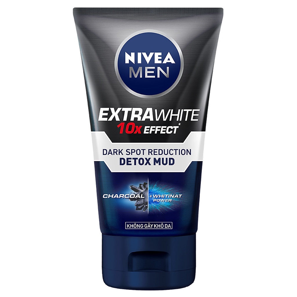 Sữa rửa mặt Nivea men, Extra White | Anti-acne | Oil Control Bùn khoáng Kiểm soát nhờn &amp; Ngăn ngừa 100g