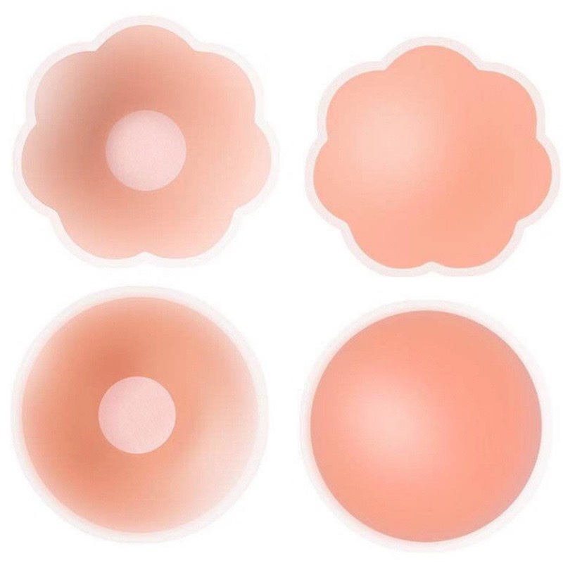 Miếng Dán Ngực Nữ ❤️FREESHIP❤️ Hộp 5 đôi dán ti siêu mỏng mềm mại mã B02