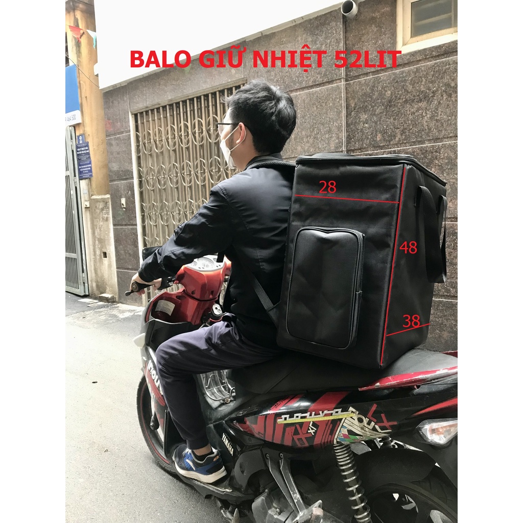 Balo Giữ Nhiệt 60lít Đa Năng_Đi Phượt_Gia Đình_ Dùng Cho Các Shipper Giao Hàng Đồ Ăn Giữ Được Nhiệt Độ Lên Đến 8 Tiếng