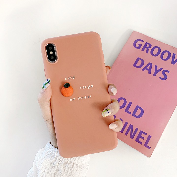 Ốp Lưng iPhone 6/6S/6Plus/6SPlus/7/8/7Plus/8Plus/X/XS/XSMax/11/11Pro/11ProMax Trái Cây 3D - Mã TZAC276