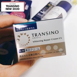 MẪU MỚI - Kem Dưỡng Đêm Giảm Nám Trắng Da Transino Whitening Repair Cream EX Nhật Bản