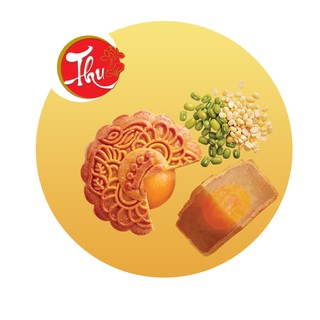 Bánh Trung Thu Kinh Đô Đậu xanh 1 trứng