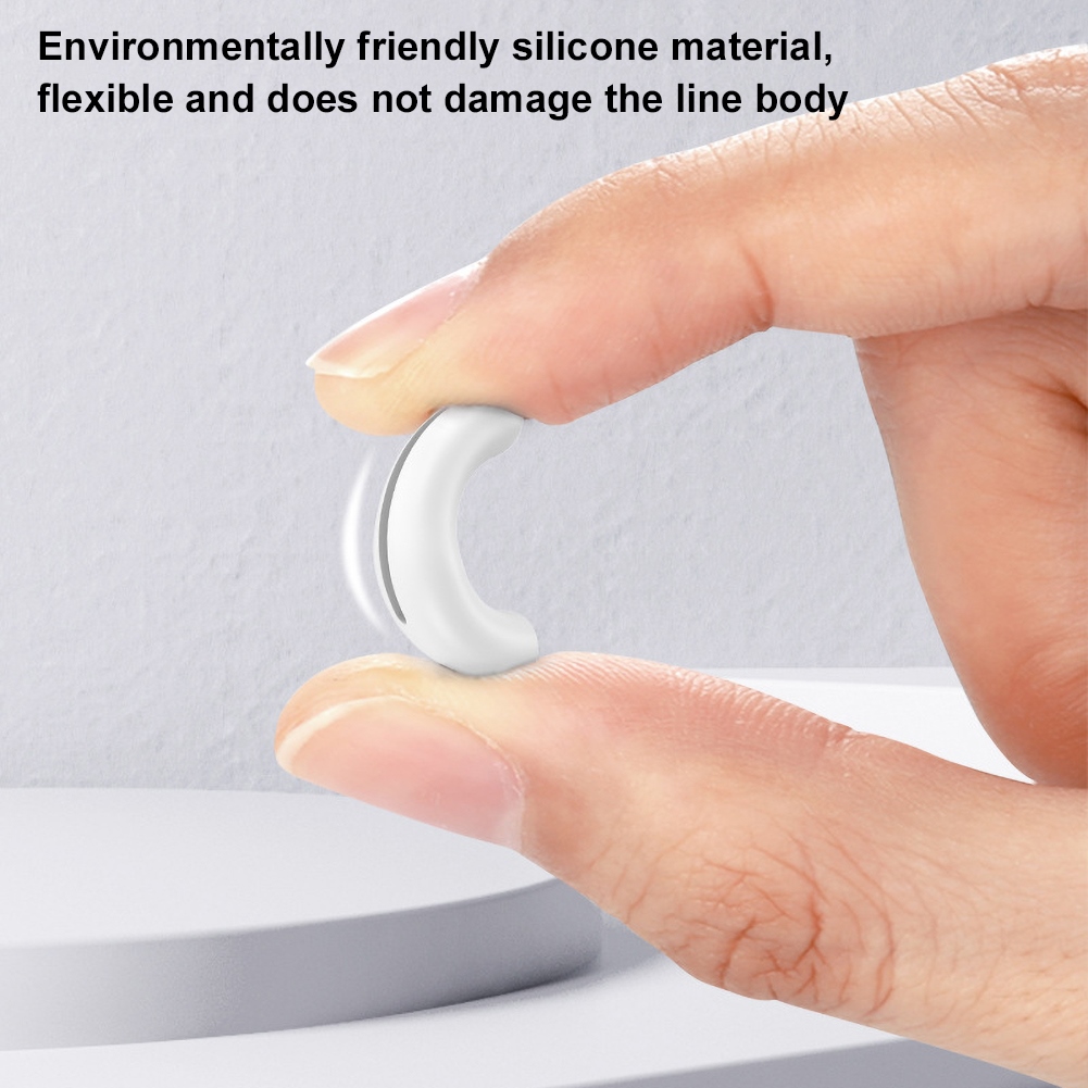 IPHONE Phụ Kiện Bảo Vệ Dây Cáp Sạc Usb Bằng Silicone Tiện Dụng