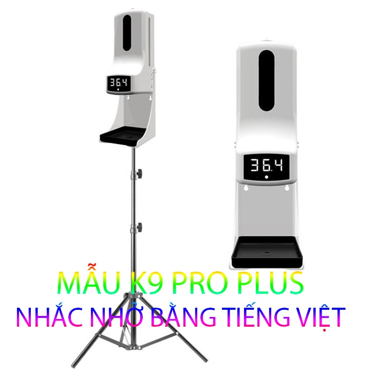 MÁY ĐO THÂN NHIỆT VÀ XỊT KHUẨN TỰ ĐỘNG - K9 PRO PLUS