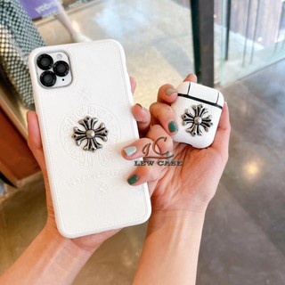 Ốp Lưng iPhone - Ốp iPhone Chrome Hearts Trắng Hồng