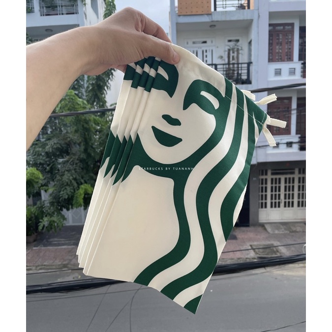 Túi Rút Đựng Bình Ly Starbucks Merch Bag