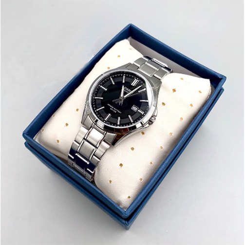 Đồng Hồ Nam Casio MTS-100D-1AVDF Dây Kim Loại - Kính Saphia - Tuổi Thọ Pin 10 Năm