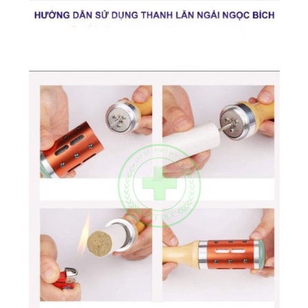 Thanh Lăn Ngọc Bích Massage Mặt Ngải Cứu Chăm Sóc Da Săn Chắc Chống Lão Hóa Da